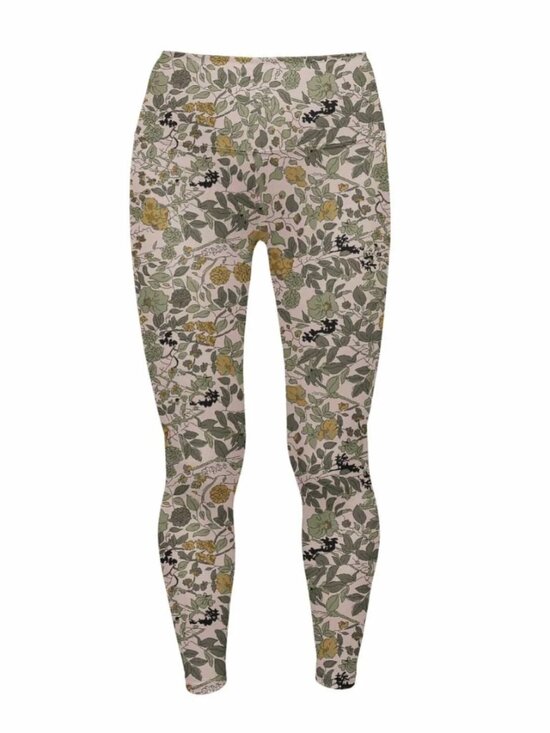 LEZAT Pants - NWT$68 LEZAT Ada Organic Cotton High Waisted 7/8 Legging Botanical Print XL